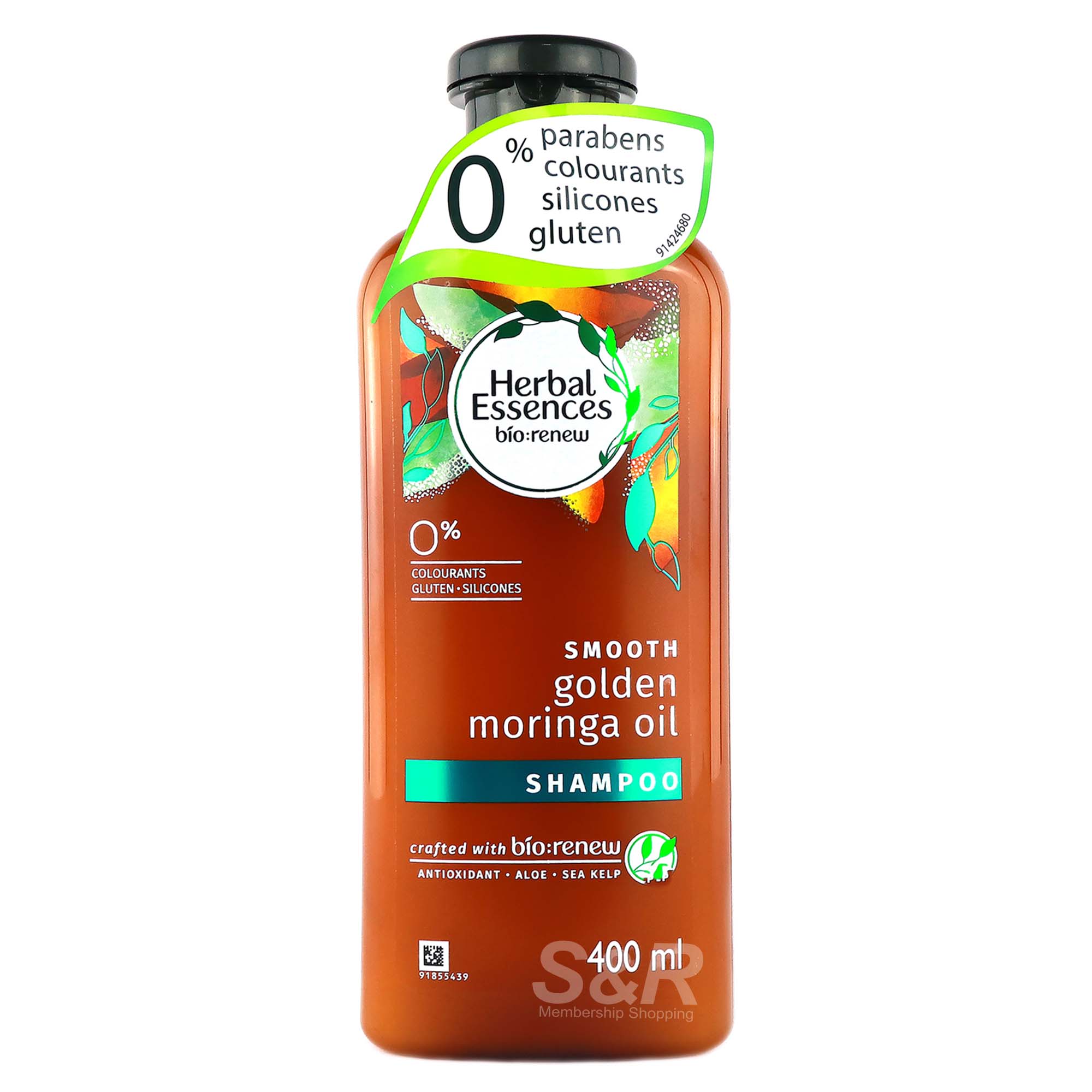 Herbal Essences Bio:Renew Smooth Golden Moringa Oil Shampoo 400mL Herbal Essences Bio:Renew Smooth Golden Moringa Oil Shampoo 400mL